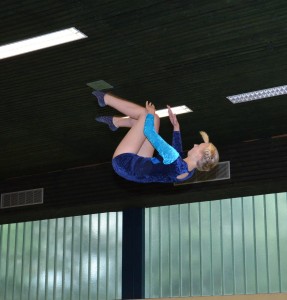 Alina beim Salto